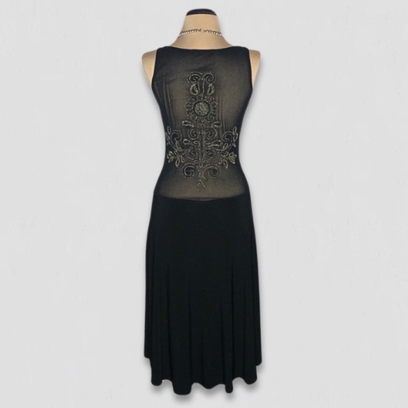 Arden B Black and Gold Y2K Cocktail Dress Small - Picture 2 of 11